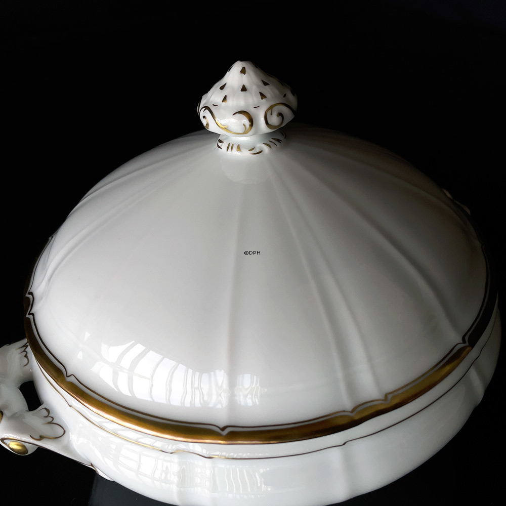 Offenbach Kartoffel Schale mit Deckel, Bing & Gröndahl Nr. 512 oder 5