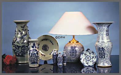 Chinesische antike Vase mit Double Happiness, 40cm