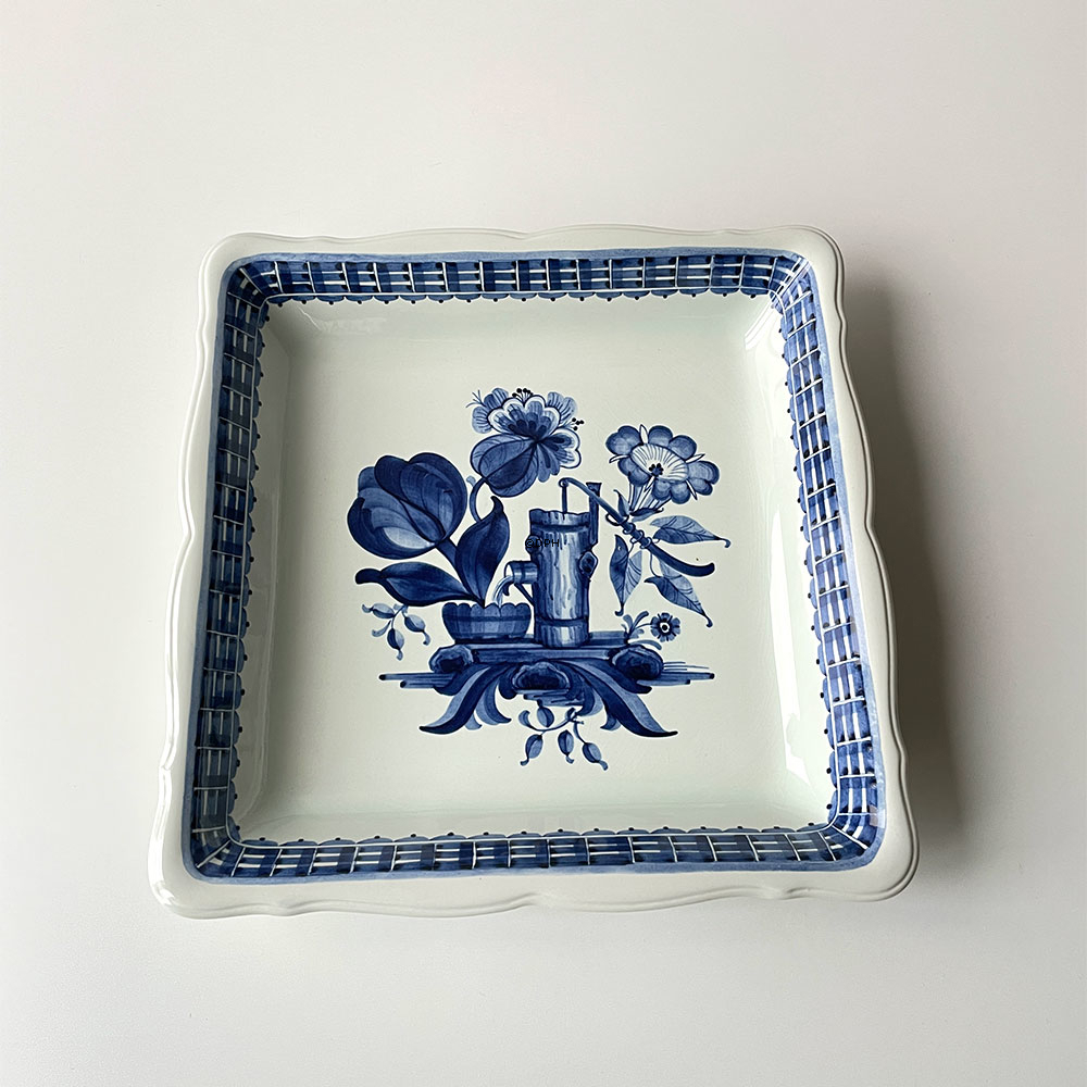 Royal Copenhagen/Aluminia Tranquebar, Blau, Salatschüssel Nr. 3087-1198,  29 cm