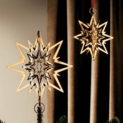 Georg Jensen Stern für Weihnachtsbaum, mittel GOLD
