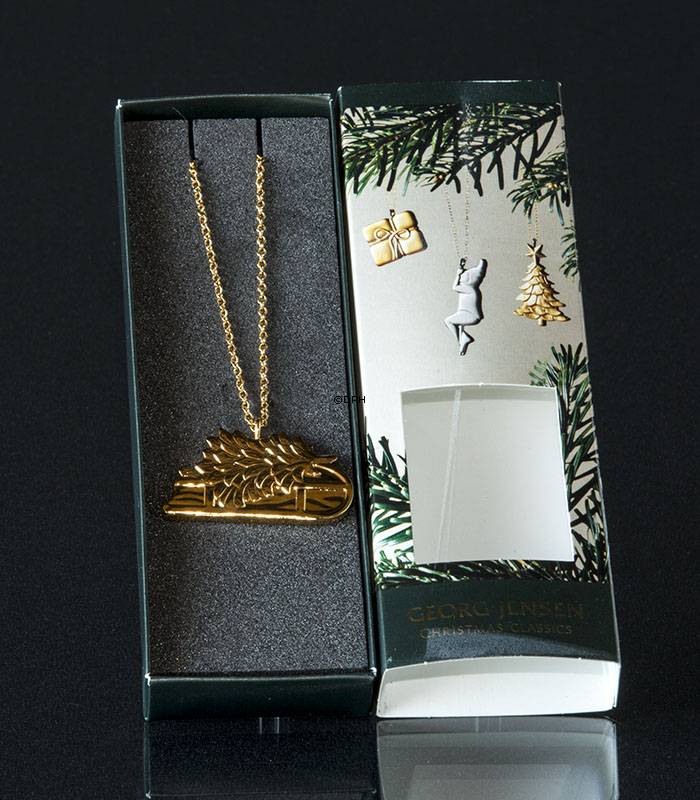 Weihnachtsbaum auf Schlitten Ornament - Georg Jensen, 2005