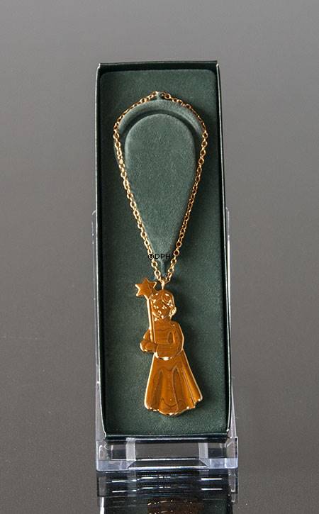 # Georg Jensen Ornament an Kette GOLD 2007 Sternschnuppe 3405072 ohne OVP 
