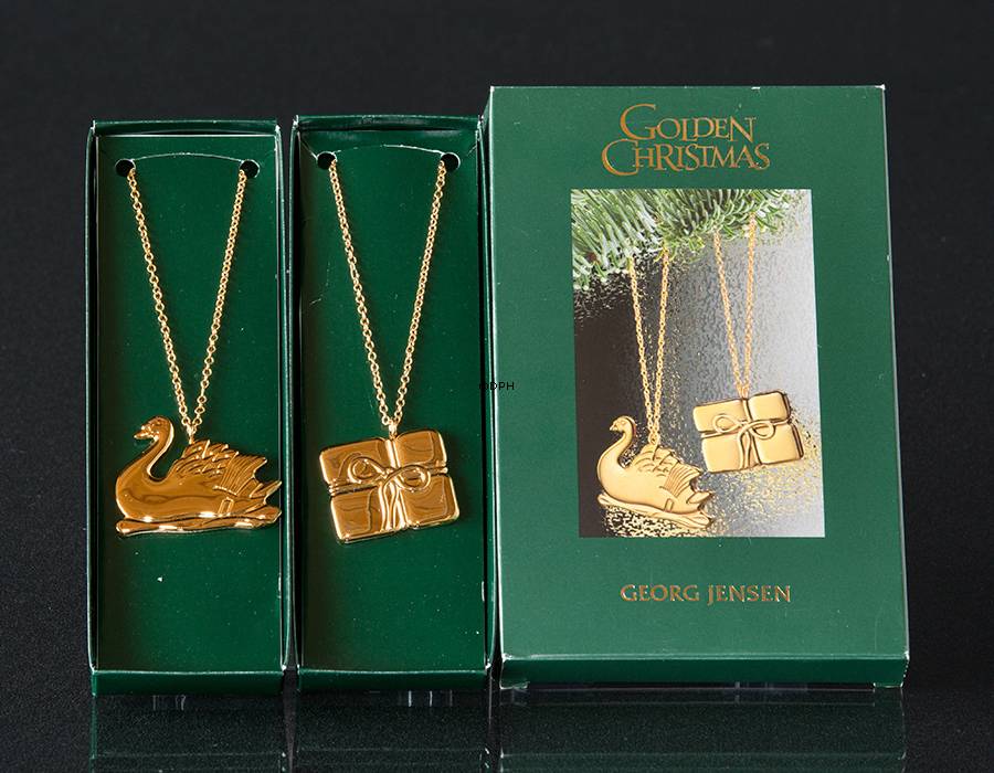 Schwan und Geschenk - Ornamente - Georg Jensen, 2000