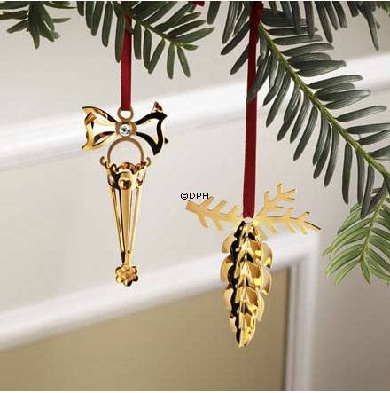 Tannenzapfen und Kornett - Georg Jensen, Weihnachtsschmucken 2005