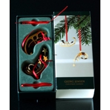 Schlitten und Sternschnuppe - Georg Jensen, Weihnachtsschmucken 2006