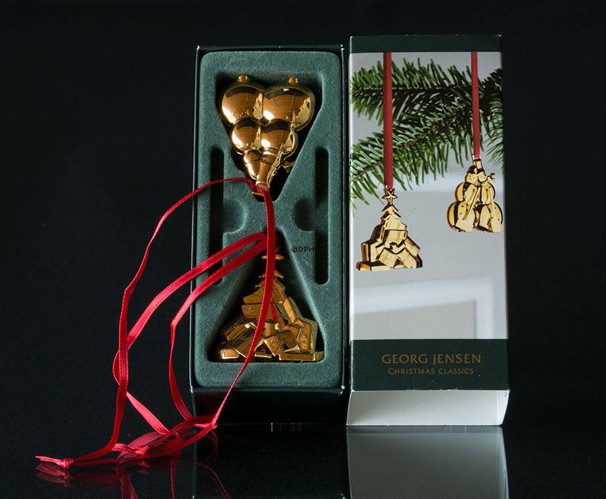 Schneemann und Weihnachtsbaum mit Geschenken - Georg Jensen, Weihnachtsschmucken 2007