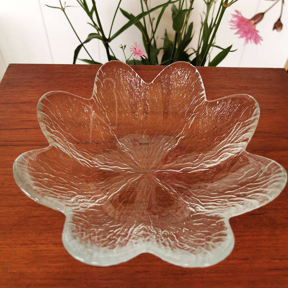 Holmegaard Koral Schale, mittelgroß, Klares Glas