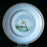 Dänemark Geschirr Teller Nr. 3563-325, Düppeler Mühle