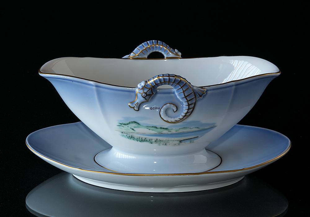 Dänemark Geschirr Sauciere Nr. 311-3569, Ryds Mühle und Esbjerg Strand