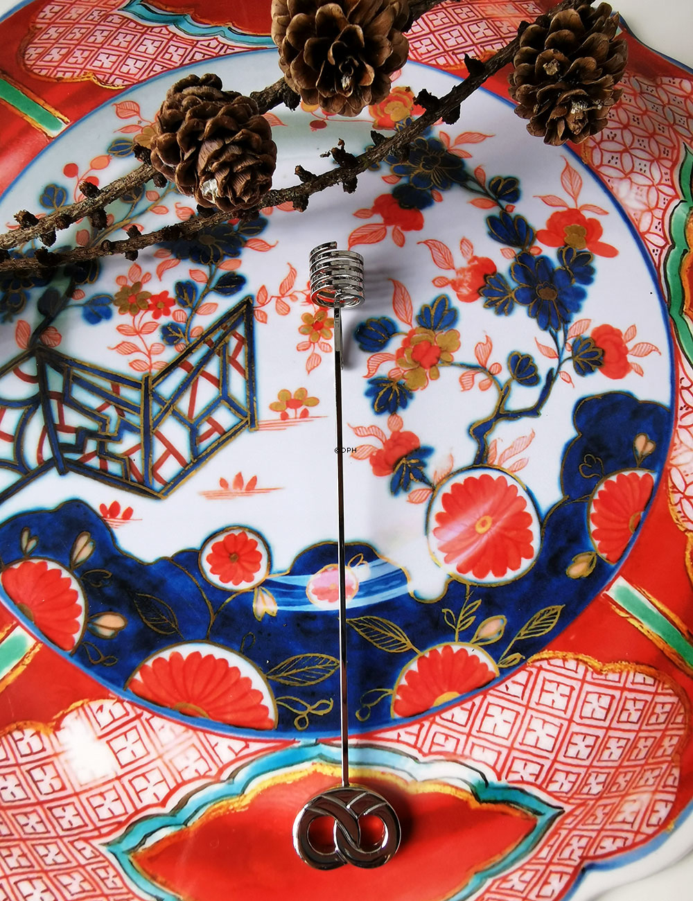 Brezel - Georg Jensen Kerzenhalter 1992 - PALLADIUM