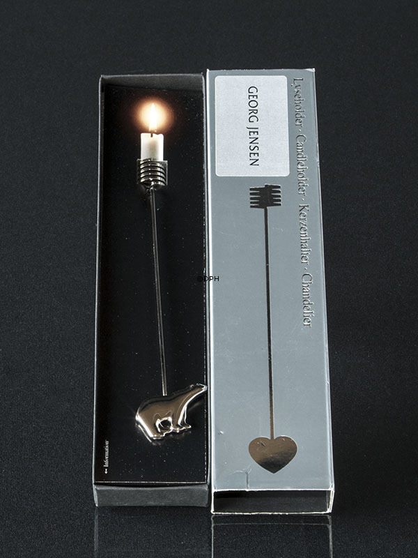 Eisbär - Georg Jensen Kerzenhalter 1997, PALLADIUM