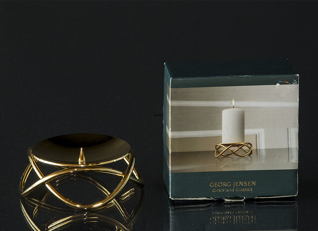 Georg Jensen Weihnachtslaterne Glow, vergoldet (ohne kasse)