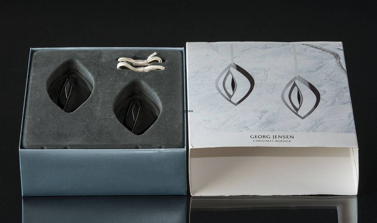 Georg Jensen Christmas Nordica Kugel, 2 Stück