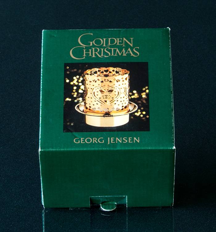 Georg Jensen Weihnachtslaterne 2003, vergoldet