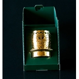 Georg Jensen Weihnachtslaterne 2003, vergoldet