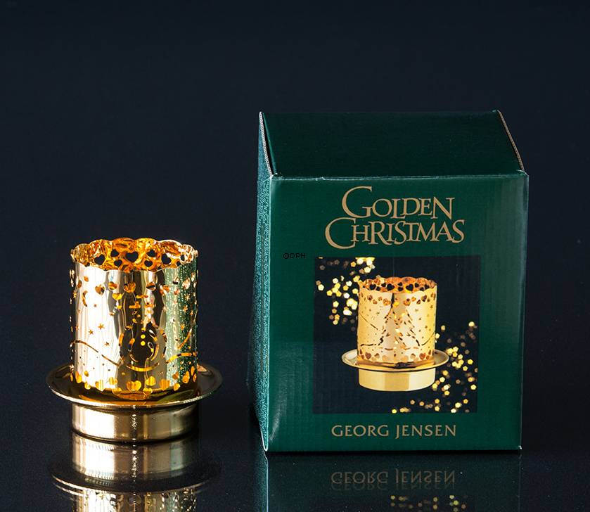 Georg Jensen Weihnachtslaterne 2004, vergoldet