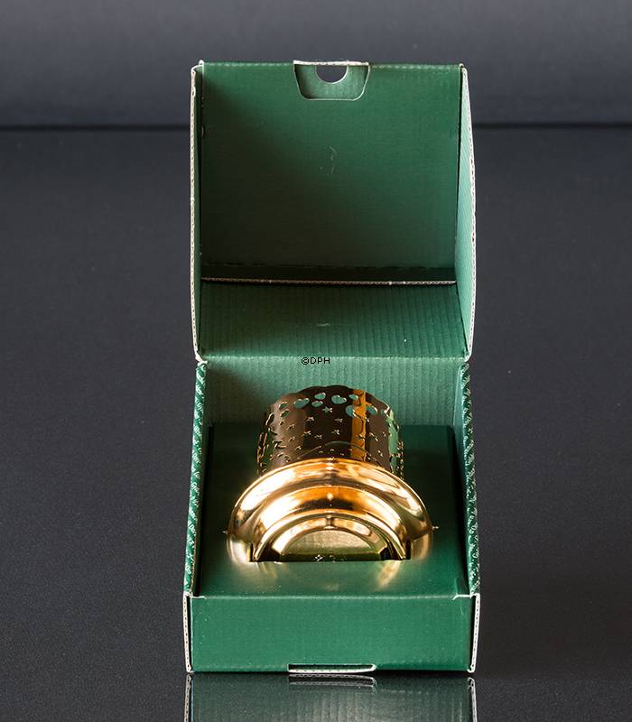 Georg Jensen Weihnachtslaterne 2004, vergoldet