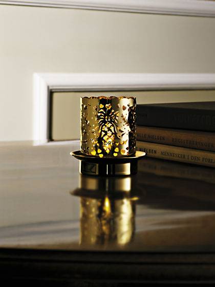 Georg Jensen Laterne 2005, vergoldet
