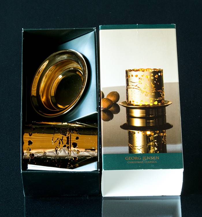 Georg Jensen Weihnachtslaterne 2006, vergoldet