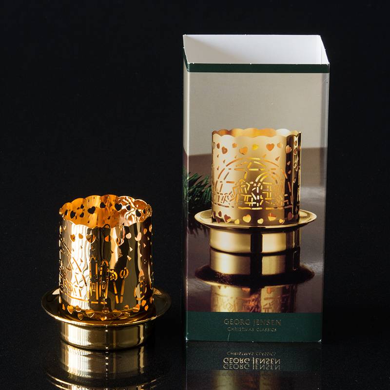 Georg Jensen Weihnachtslaterne 2007, vergoldet