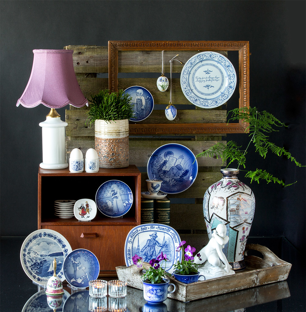 Panorama, chinesische Vase mit Rahmen