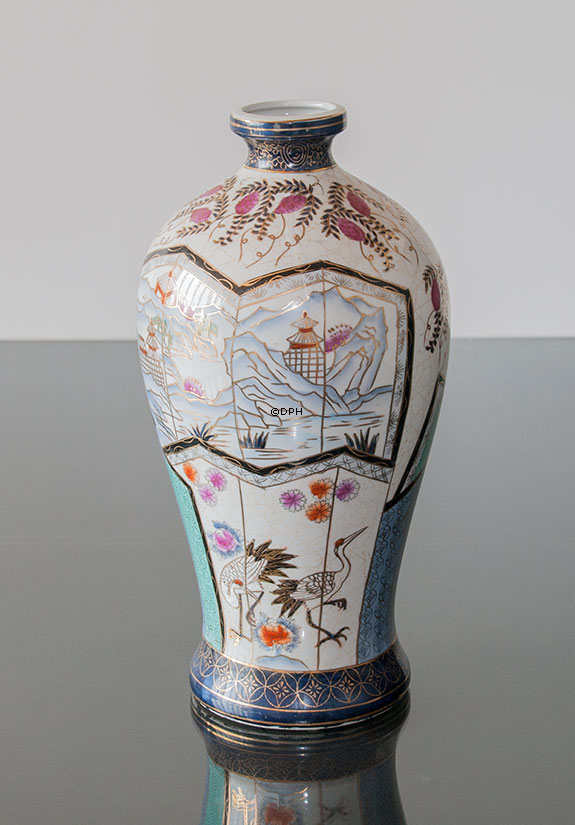 Panorama, chinesische Vase mit Rahmen