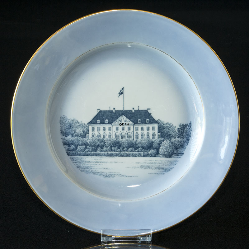 Schloss Geschirr Speiseteller mit Marselisborg