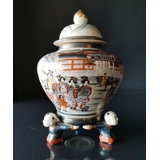 Kutani Krug mit Deckel