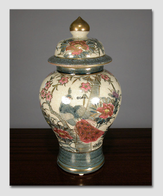 Kutani Krug mit Pfau