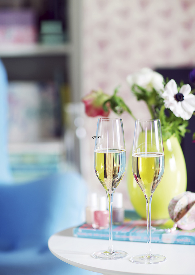 Holmegaard Cabernet Champagnerglas, Inhalt 29 cl., 6 Stück