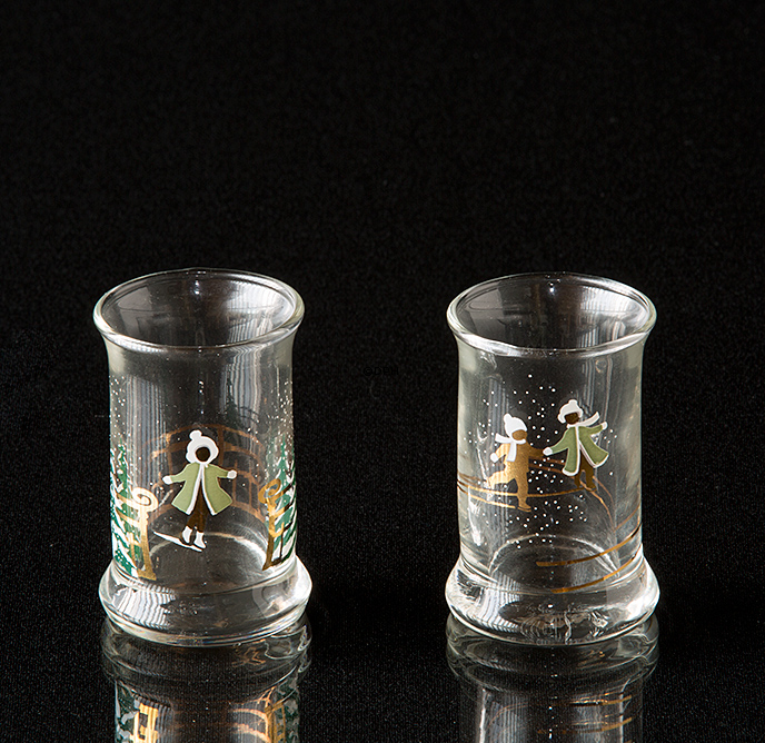 Holmegaard Christmas Dramgläser 1988, 2er Set