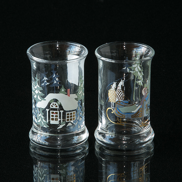 Holmegaard Christmas Dramgläser 1998, 2er Set