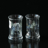 Holmegaard Christmas Dramgläser 1998, 2er Set