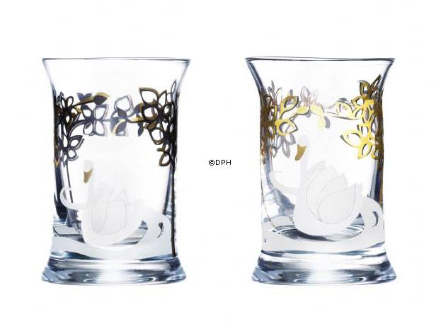 Gl&#xE4;ser 2007, 2er Set. Holmegaard Christmas