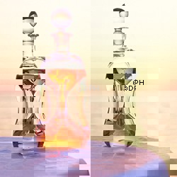 Holmegaard Glug-Flasche mit klarem Pfropfen