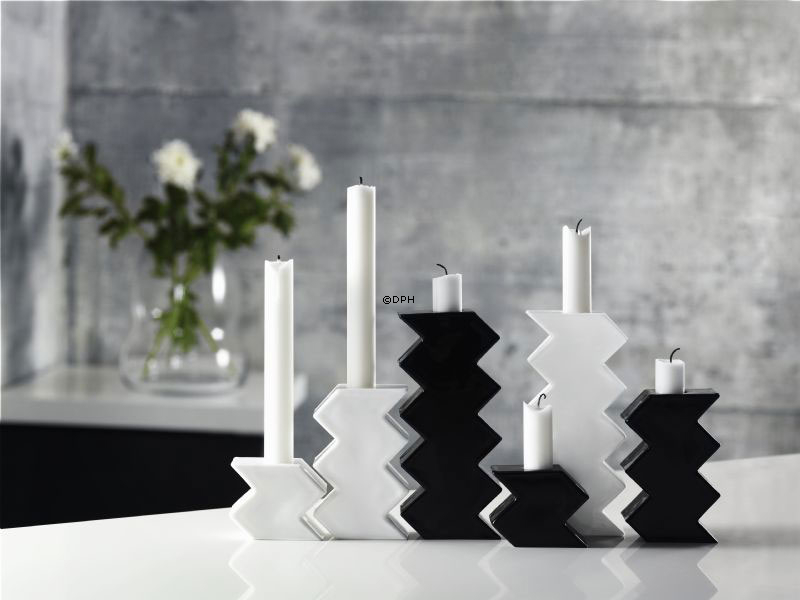 Holmegaard Connection Leuchter, groß, schwarz