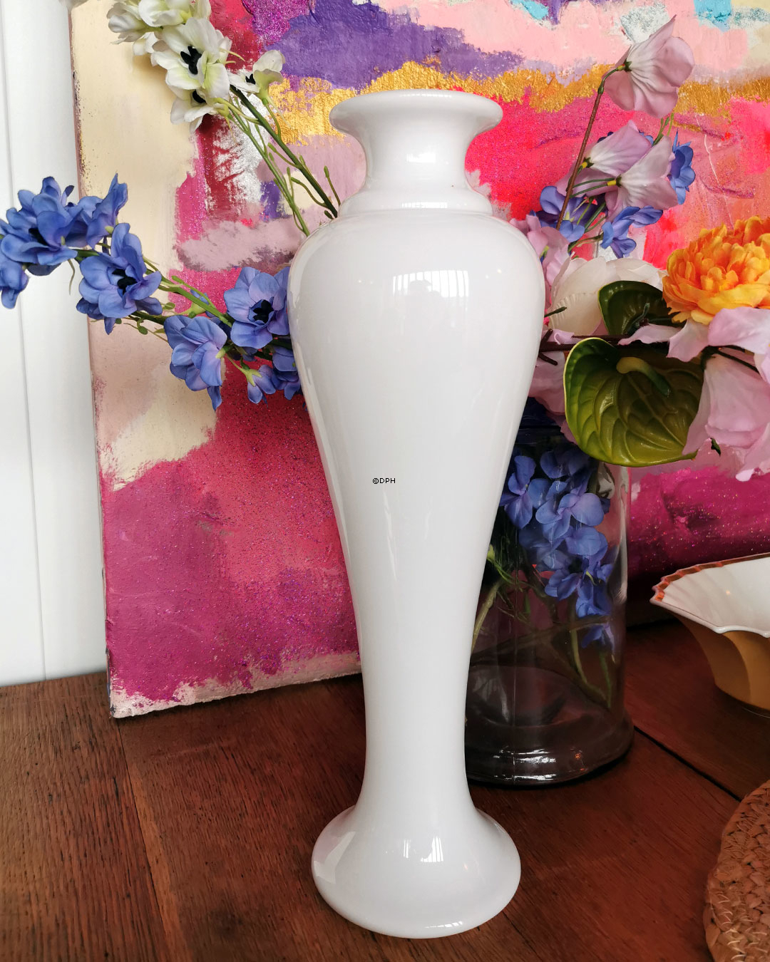 Holmegaard Korinth Vase Opal, Gross