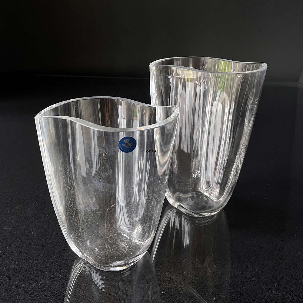 Holmegaard Duet Vase Klar