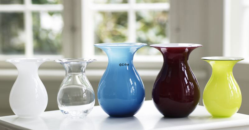 Holmegaard Shape Vase, weiß, klein