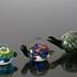 Grüne Schildkröte in Glas, Mundgeblasene Glaskunst | Nr. 4340 | DPH Trading