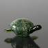 Grüne Schildkröte in Glas, Mundgeblasene Glaskunst | Nr. 4340 | DPH Trading