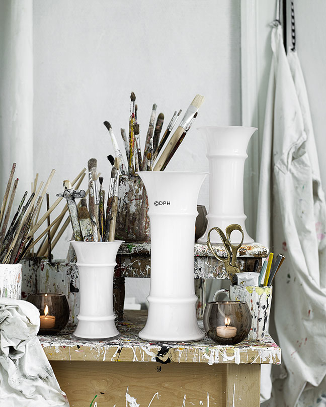 Holmegaard MB Vase, Opal, groß