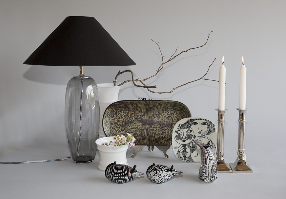 Holmegaard MB Vase, Opal, groß