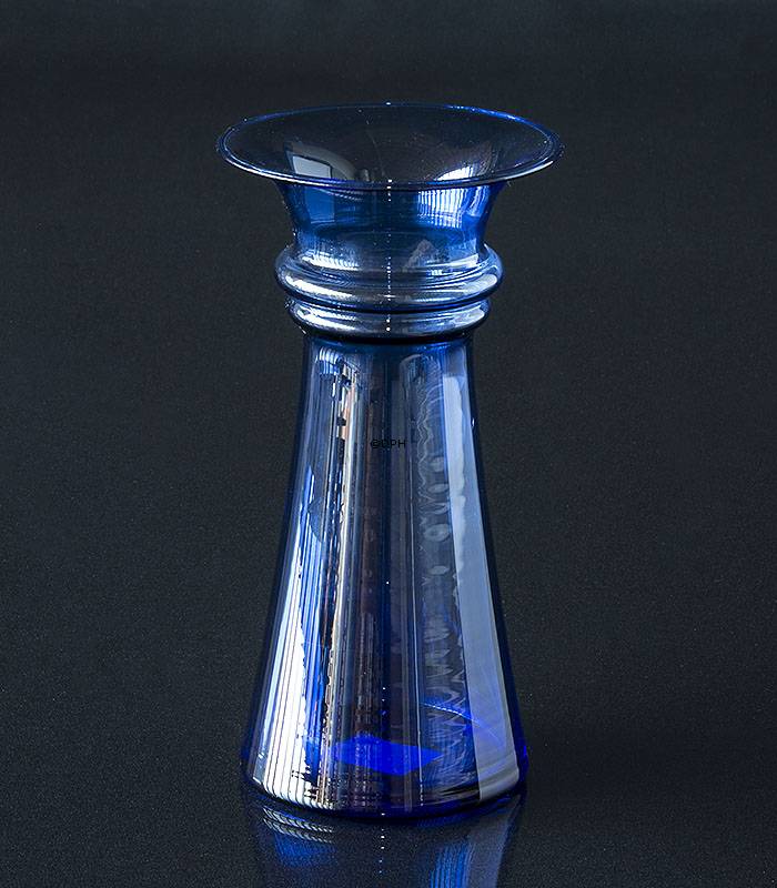 Holmegaard Harmony Vase blau, mittel