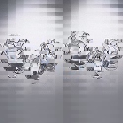 Holmegaard Lotus Kerzenhalter, groß.