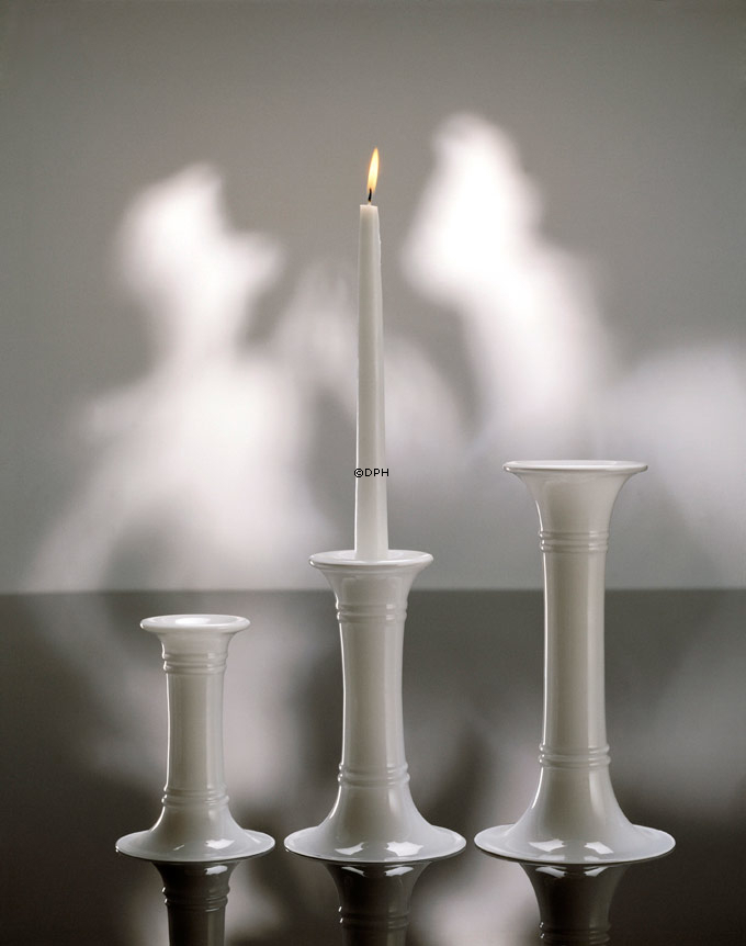 Holmegaard MB Leuchter, Opal, mittel