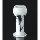 Holmegaard Kerzenhalter Atlantis mit blauer Dekoration