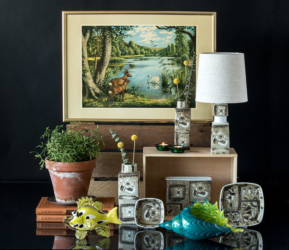 Glas Muschelschale, mundgeblasenes Glas,