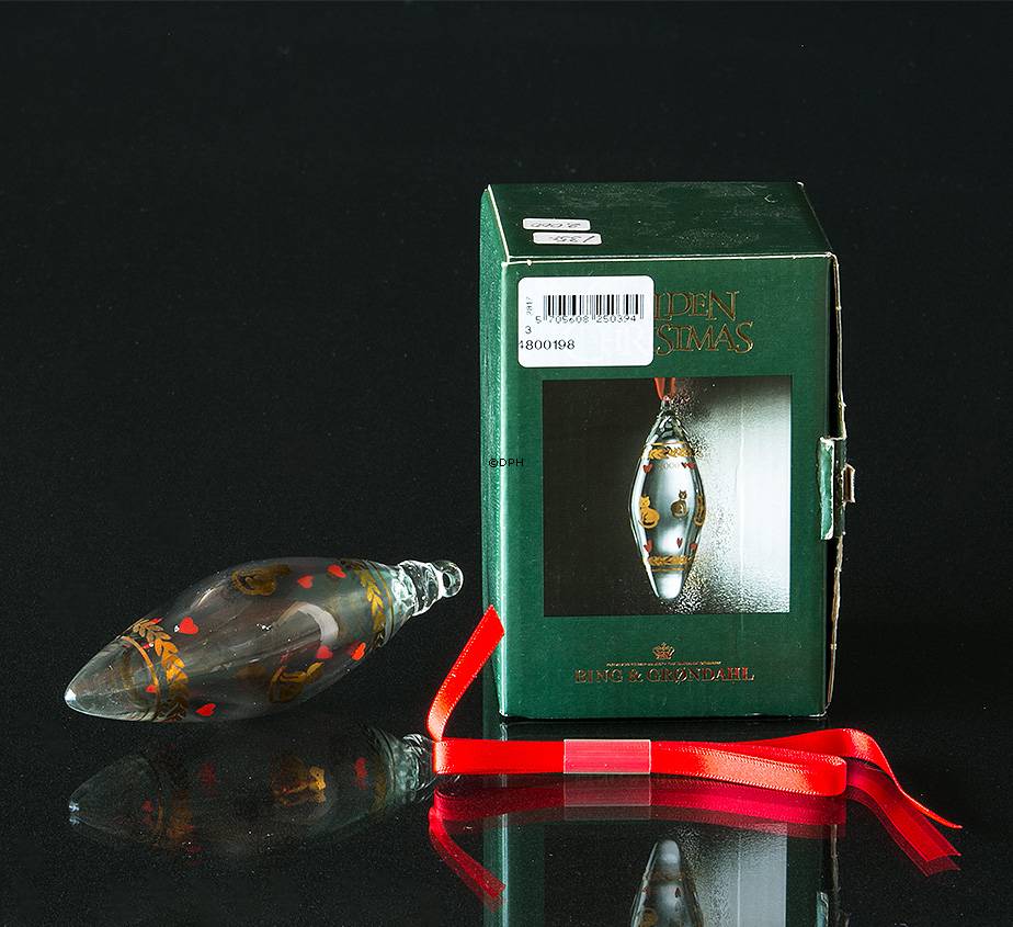 Katze Kristallschmuck Holmegaard 2000