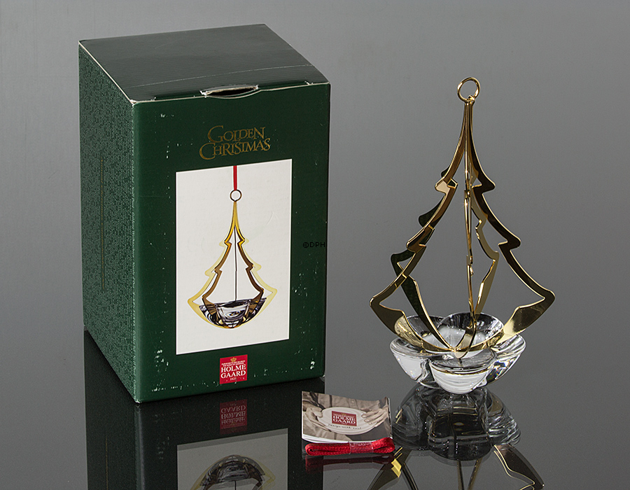 Jährlicher Weihnachtskerzenhalter 2006, Weihnachtsbaum. Holmegaard Christmas - 2. Wahl weil kein Karton oder Band